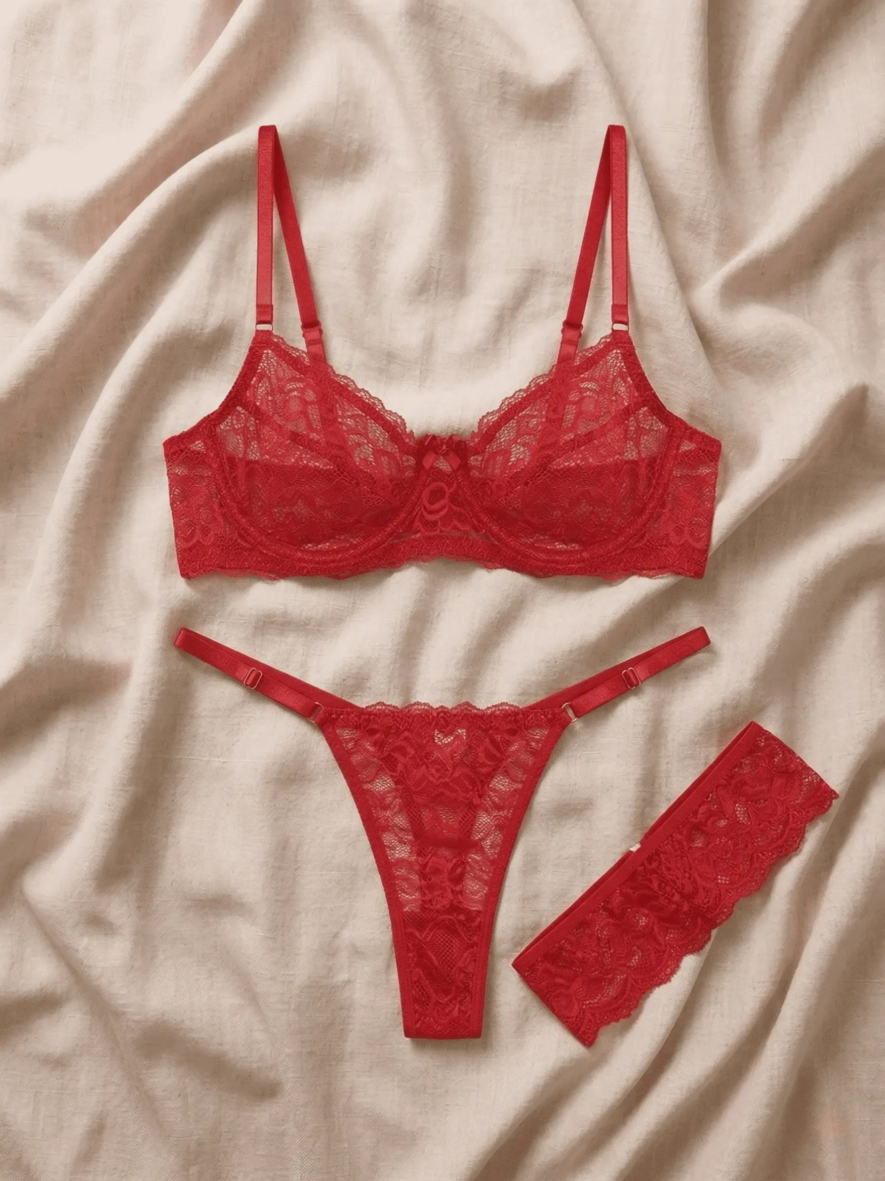 Conjunto Peneira — Vermelho